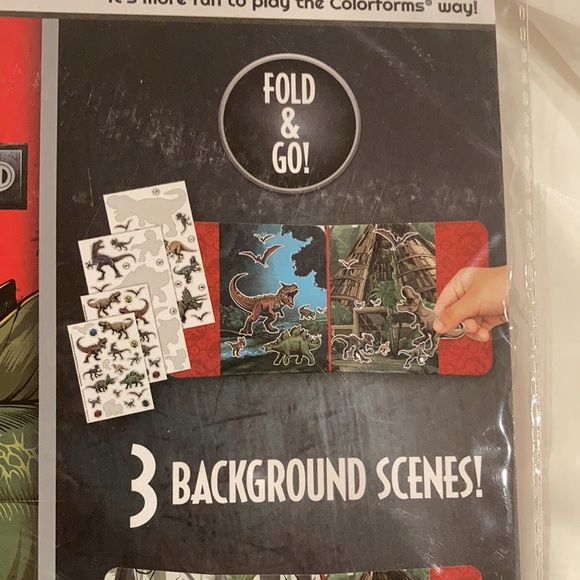 MJurassic World Colorforms NIP - Picture 5 of 8